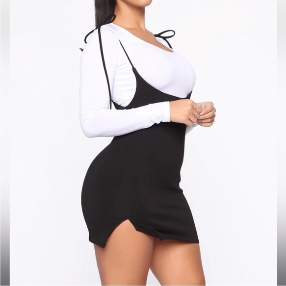 Fashion Nova Get Lots of Courage Black Mini Skirt size XS - Picture 1 of 16